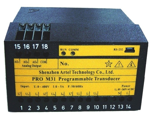 Analog Voltage Programmable Transducer Monitoring Analyzing