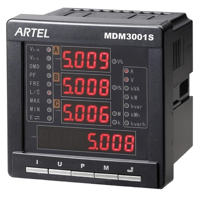 KWH / KVARH Multifunction Meter Power Quality Monitoring Real Time Data