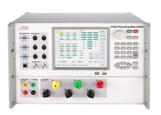 3 Phase Digital Power Meter Calibrator Barcode Gun To Scan Tested Meters